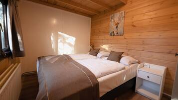 2 slaapkamers, een kluis op de kamer, een strijkplank/strijkijzer