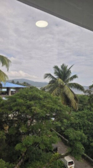 Deluxe Double Room, 1 King Bed, City View | Living area | TV - Hotel Akshaya (Port Blair)
