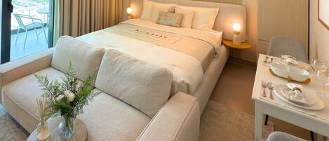 1 chambre, fer et planche Ă repasser, Wi-Fi, draps fournis