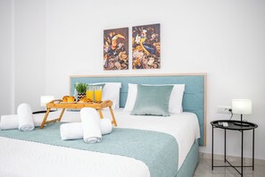 Athinais Suites A2 | Premium bedding, in-room safe, individually decorated
