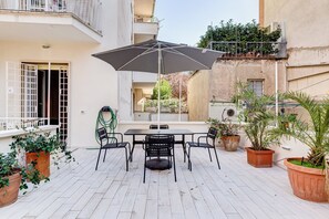 Leilighet, 2 soverom, ikke-røyk, kjøkken | Terrasse/patio