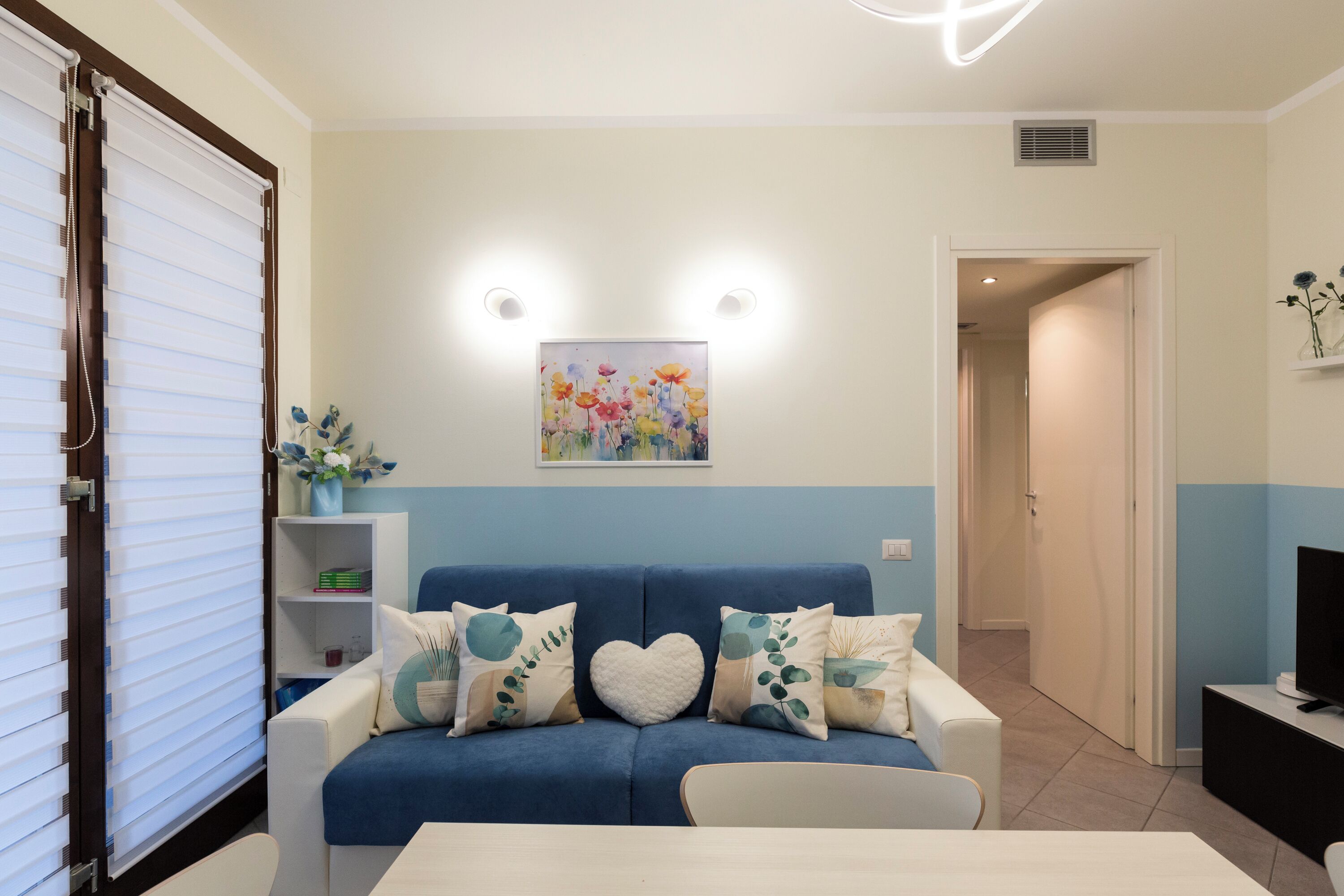 Appartement Deluxe, vue jardin | Coin séjour