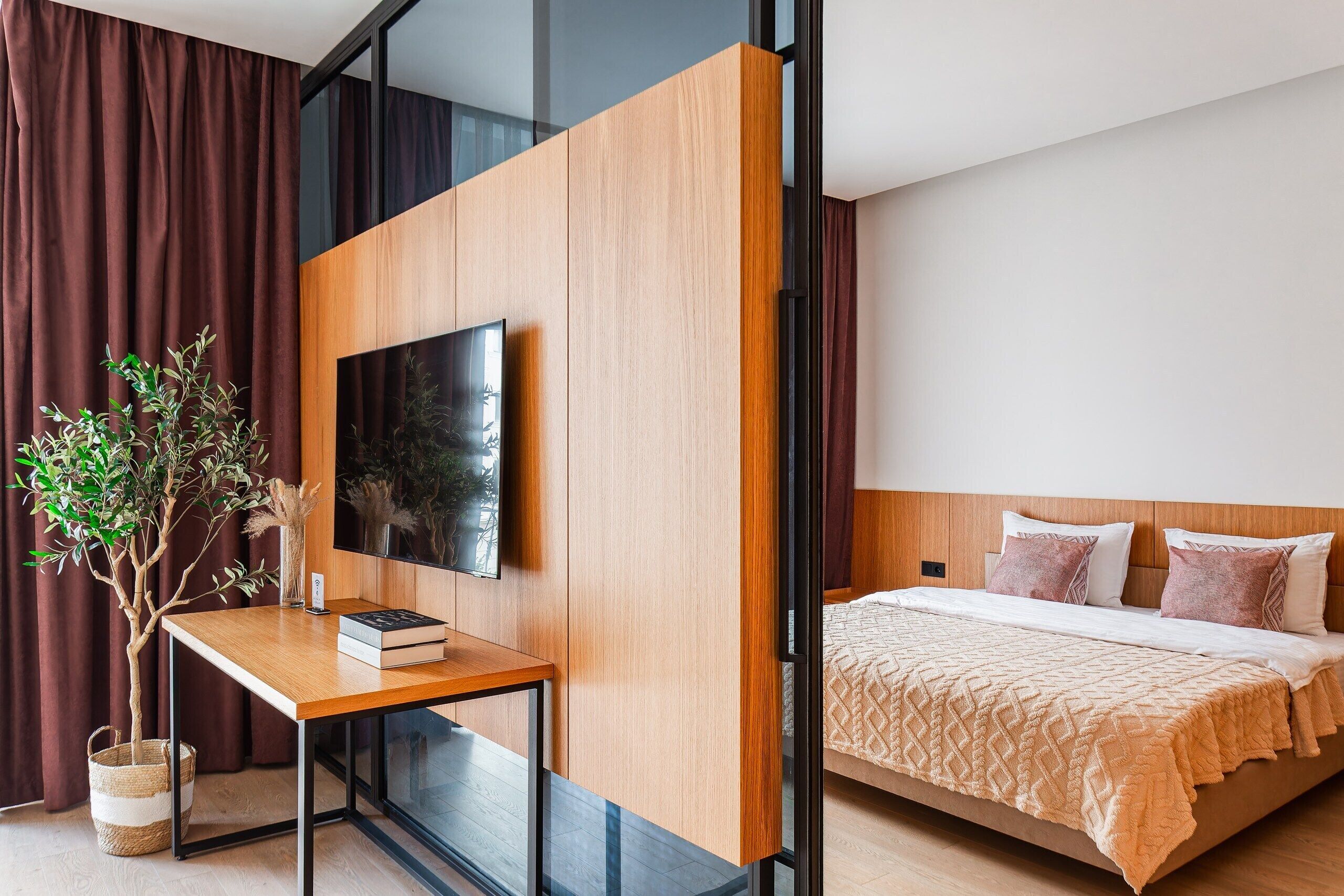 Luxury-Apartment, Blick auf den Innenhof