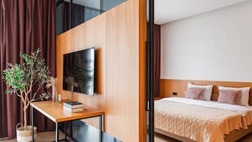 Luxury-Apartment, Blick auf den Innenhof