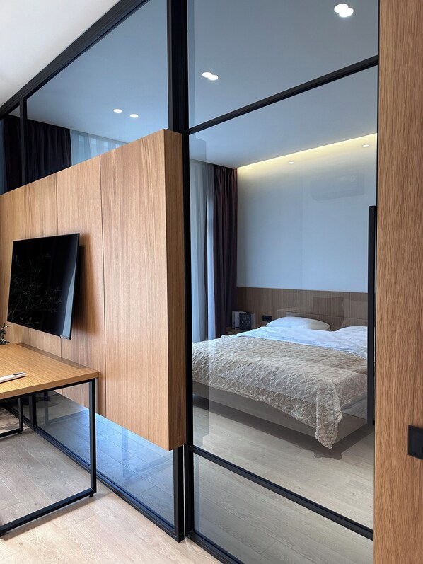 1 bedroom, blackout drapes, soundproofing, iron/ironing board - Boulevard 132 (Tashkent)