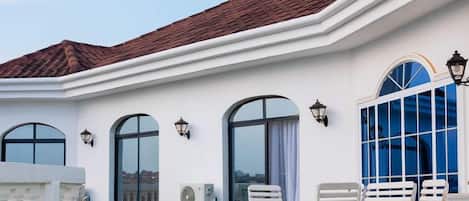 Deluxe-Suite, Gartenblick | Balkon