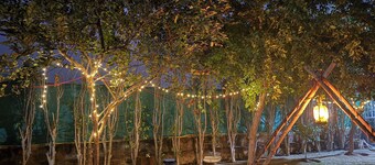 Cozy 2-bedroom Chalet with Lawn and Pool in Marvelous Greater Noida with WiFi,AC