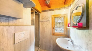 Een douche, een haardroger