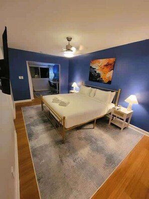 4 bedrooms, iron/ironing board, travel crib, WiFi
