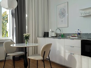 Appartement, 1 chambre, vue jardin | Salle à manger