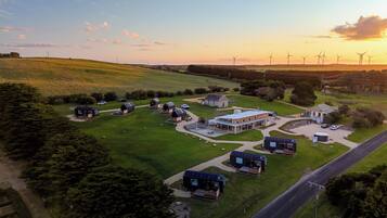 Majoituspaikan julkisivu