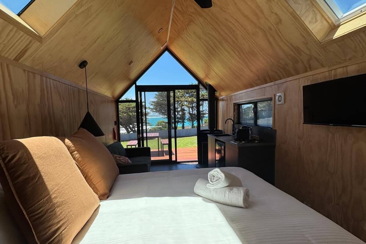 Chalet, gedeeltelijk uitzicht op oceaan | 1 slaapkamer, gratis wifi