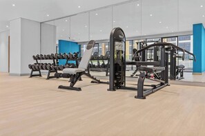 Fitness facility - Burj Khalifa View - Pool, Gym - 10 Min To Downtown (Meydan Dubai)