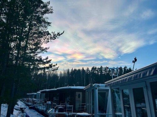 Unique Houseboat on the lake with wood-fired sauna