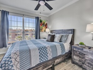 Signature Condo, 3 Bedrooms, Non Smoking, Beach View | Individually decorated, individually furnished, iron/ironing board - The Victorian Condos (Galveston)