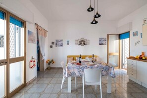 Villa, Patio, Sea View | Dining room - Sunny Haven Villa In Torre Lapillo (Porto Cesareo)