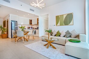 Appartement, 1 chambre, accès piscine | Salle de séjour
