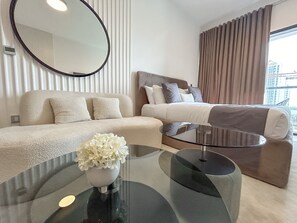 Lobby sitting area - Easygo-stunning Apartments Al Jaddaf WG (Dubai)
