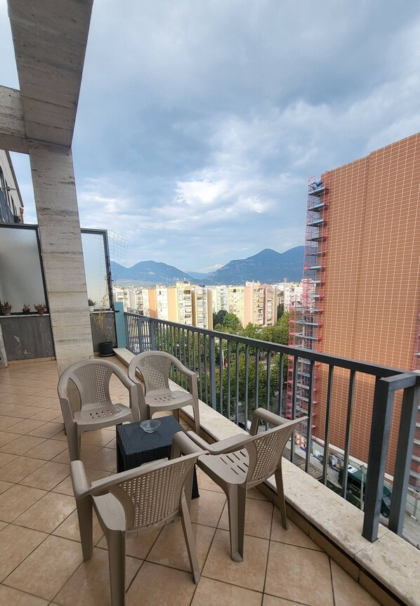 Apartment, 1 Bedroom, Accessible, Balcony | Balcony - Apartment With Balcony and City View (Tirana)