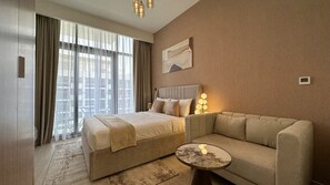 Studio, adgang til basseng | Oppholdsområde