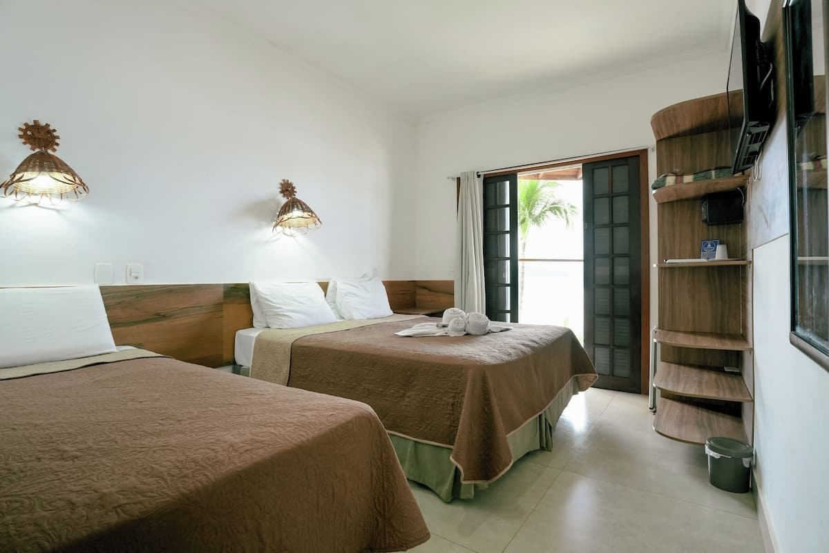 Kamar Panorama, pemandangan laut, menghadap laut | 1 kamar tidur, Wi-Fi gratis, dan seprai linen
