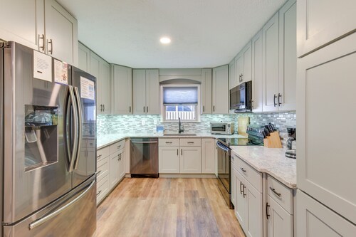 Walk to Gulf: Tranquil Home w/ Yard in Pcb!