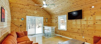 스노모빌 트레일까지 1마일 미만: 아늑한 캐딜락 리트리트