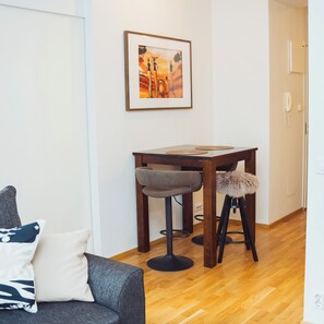 Apartment, 1 Bedroom, Accessible, Balcony | Living room | Books - Cozy 2 Room Apartment With a Private Sauna! (Helsinki)