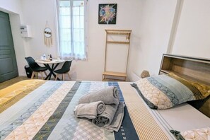 1 間睡房、書桌、免費 Wi-Fi、床單