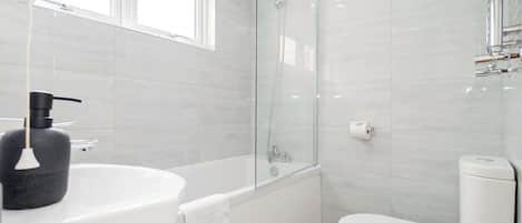 Shower, hair dryer