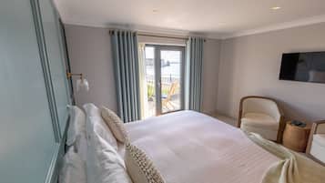 Beach deluxe with balcony | Sábanas de algodón egipcio, ropa de cama de alta calidad y edredón