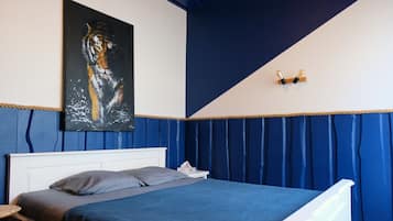 ห้องเบสิกดับเบิลหรือทวิน, ปลอดบุหรี่, วิวชายหาด | เครื่องนอนระดับพรีเมียม, ห้องพักตกแต่งอย่างมีเอกลักษณ์