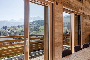 Terrace/patio - Chalet Combloran Mont Blanc view (Combloux)