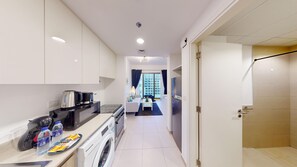 Apartment, 1 Bedroom, Pool Access | Living room