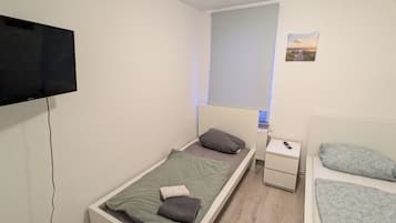 1 slaapkamer, beddengoed