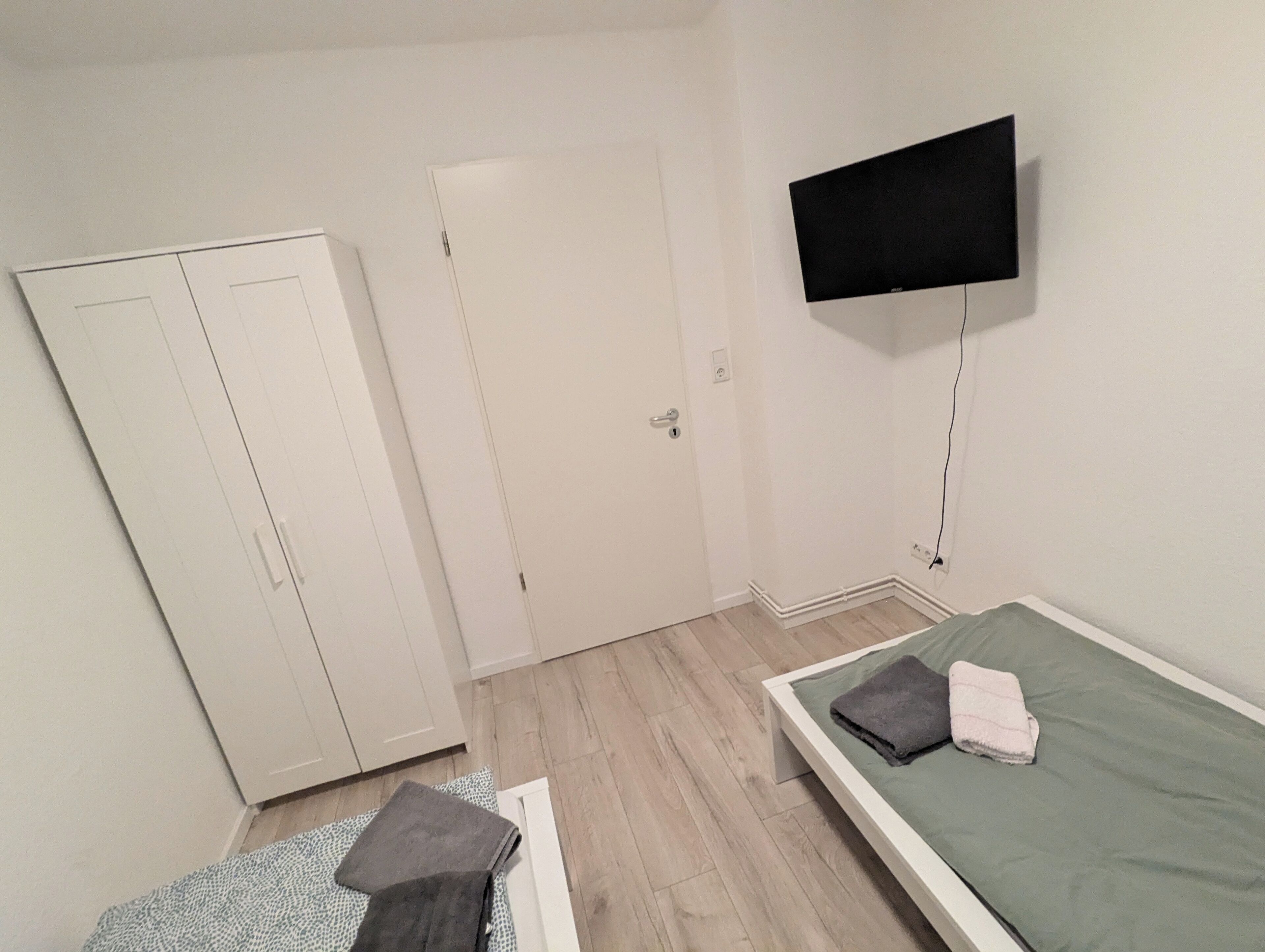 1 soveværelse, sengetøj