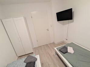 1 soverom og sengetøy