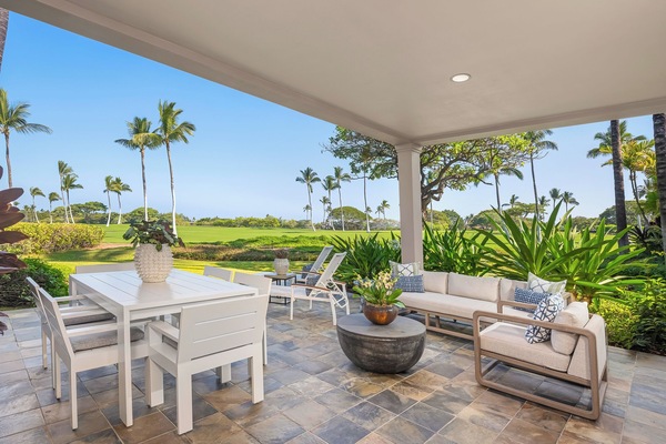 View of the 15th fairway from the lanai