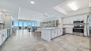 Fridge, microwave, oven, stovetop - New Complex!  Beachfront 4BR Beauty! (Orange Beach)