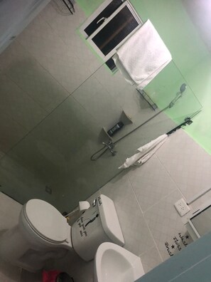 Hair dryer, soap