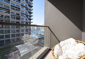 Apartment, 1 Bedroom, Pool Access | Balcony - Easygo- Executive 1bdr Northside Busbay (Dubai)