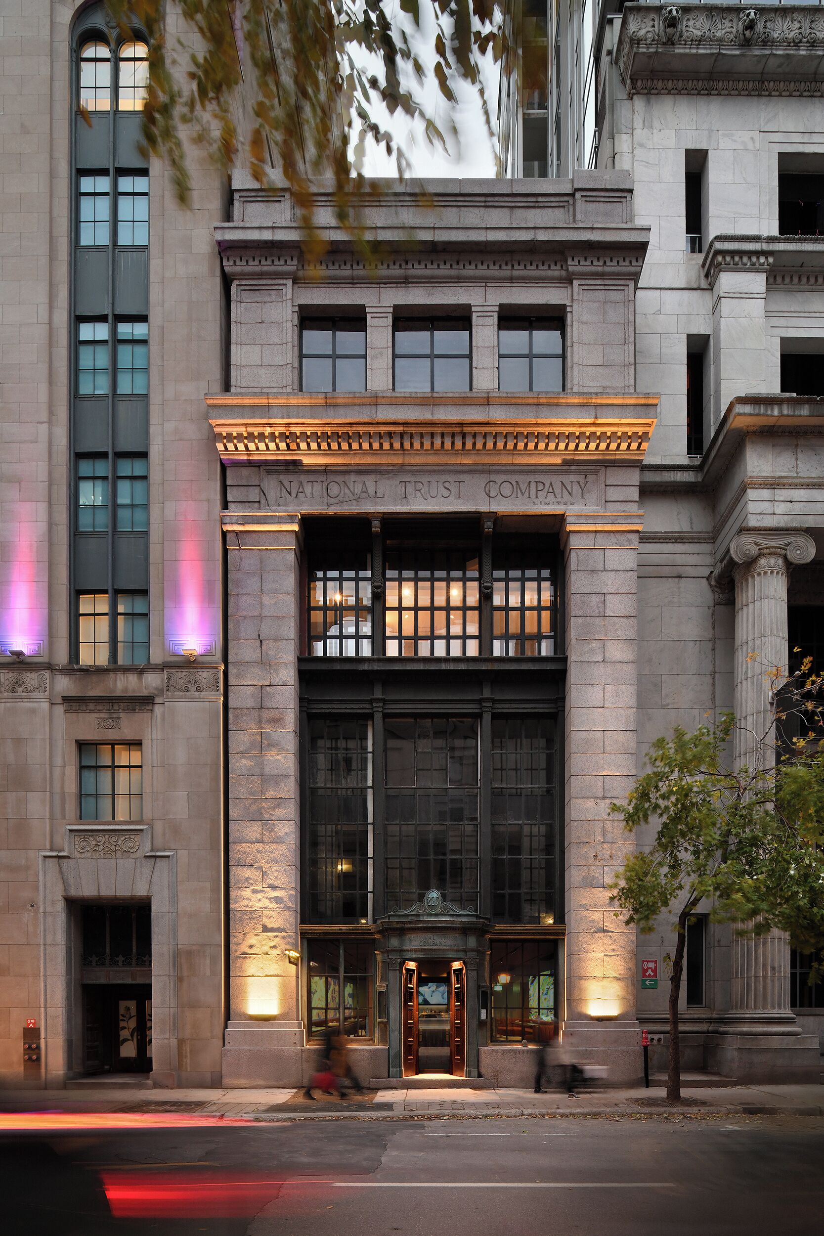 Façade de l’hébergement