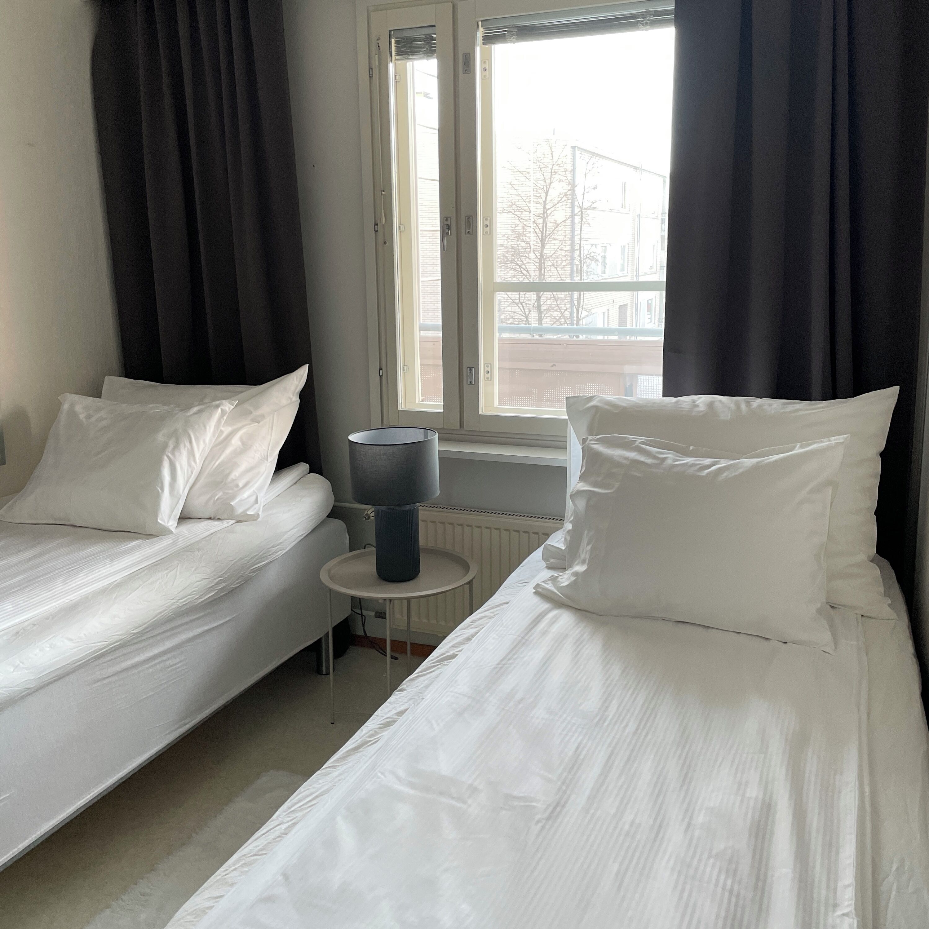 2 habitaciones y ropa de cama 