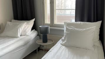 2 habitaciones y ropa de cama