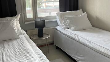 2 habitaciones y ropa de cama