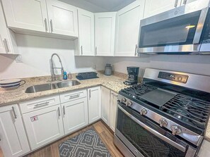 Microwave, oven, stovetop, paper towels