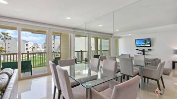 Apartamento, 2 habitaciones, no fumadores, microondas | Comedor