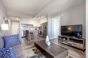 Luxury Apartment, Balcony | Living area | Smart TV - Escape - 708 (Stamford)
