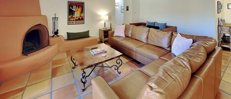 House (3 Bedrooms) | Living area | Fireplace