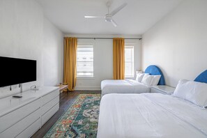 3 slaapkamers, een bureau, een strijkplank/strijkijzer, gratis wifi